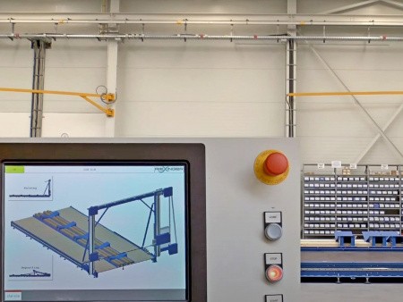 Ленточная пила для резки пластиковых труб диаметром BSM 1600 - панель управления Ленточная пила для резки пластиковых труб диаметром BSM 1600 - панель управления