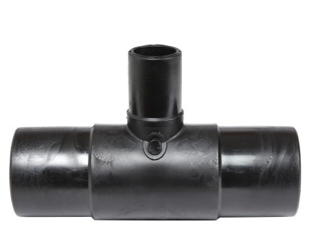 ТРОЙНИК ЛИТОЙ ПЕРЕХОДНОЙ ДЛИННЫЙ 90° T PE100 PN16 D90X50